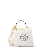 Pre-Owned Hermes Kelly 25 Handbag Light Swift with Gold Hardware