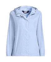 Lands' End Plus Packable Water Resistant Upf 50 Windbreaker Jacket
