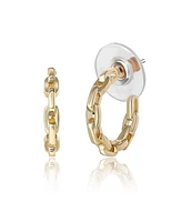 Jessica Simpson Gold-Tone Stud and Hoop Earring Set