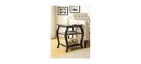 Bow Leg Square End Table for Living Room or Bedroom Decor