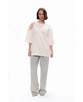 Nocturne Women's Embroidered Detail T-Shirt