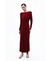 Nocturne Women's Maxi Dress with Twirl Detail