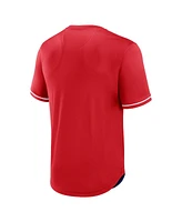 Fanatics Men's Red St. Louis Cardinals Fantastic Finish V-Neck Fashion T-Shirt