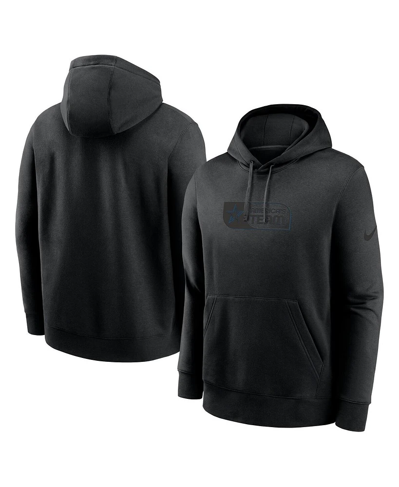 Nike Men's Black Dallas Cowboys Edge Pack Pullover Hoodie