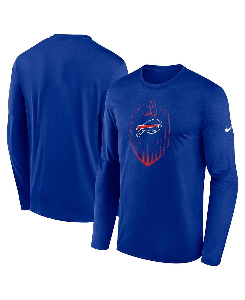 Nike Men's Royal Buffalo Bills Legend Icon Long Sleeve T-Shirt