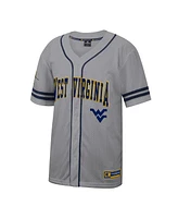 Colosseum Men's Gray West Virginia Mountaineers Free Spirited Baseball Jersey