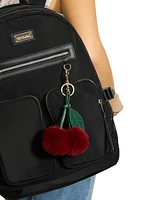 Madden Girl Cherry Pom Pom Bag Charms