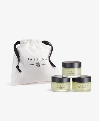Jazeena Intensive Skin Treatment Candle 3-Piece Discovery Set, 3 oz.
