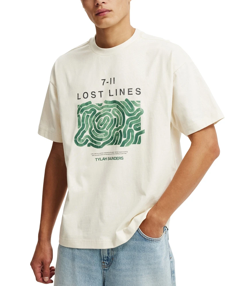 Cotton On Men's Box Fit Short Sleeve T-Shirt