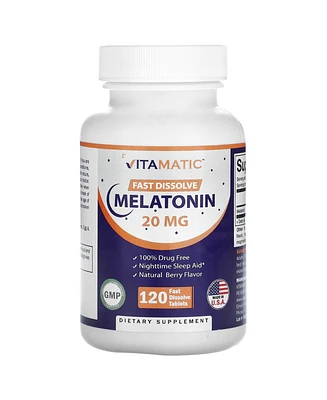 Vitamatic Melatonin Natural Berry 20 mg
