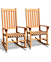 Outdoor Rocking Chair Single Rocker for Patio Deck