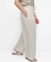 Dkny Women's Tie-Front Wide-Leg Pants