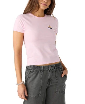 O'Neill Juniors' At Dusk Cotton Logo Skimmer T-Shirt