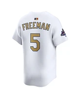 Nike Men's Freddie Freeman White Los Angeles Dodgers 2025 Gold Collection Limited Jersey