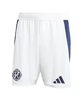 Adidas Men's White New England Revolution Away 2025 Eastern White Pine X Flag of New England Authentic Shorts