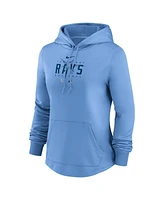 Nike Women's Light Blue Tampa Bay Rays Authentic Collection Pregame Performance Pullover Hoodie