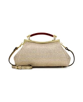 Patricia Nash Kelmscott Frame Medium Satchel Bag