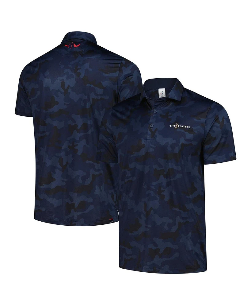 Puma Men's x Volition America Navy The Players Camo Polo Shirt