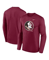Nike Men's Garnet Florida State Seminoles Primetime Primary Legend Long Sleeve T-Shirt