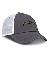 Nike Men's Gray Pittsburgh Pirates Wordmark Club Adjustable Trucker Hat