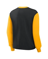 Nike Women's Black/Gold Iowa Hawkeyes Boxy Long Sleeve T-Shirt