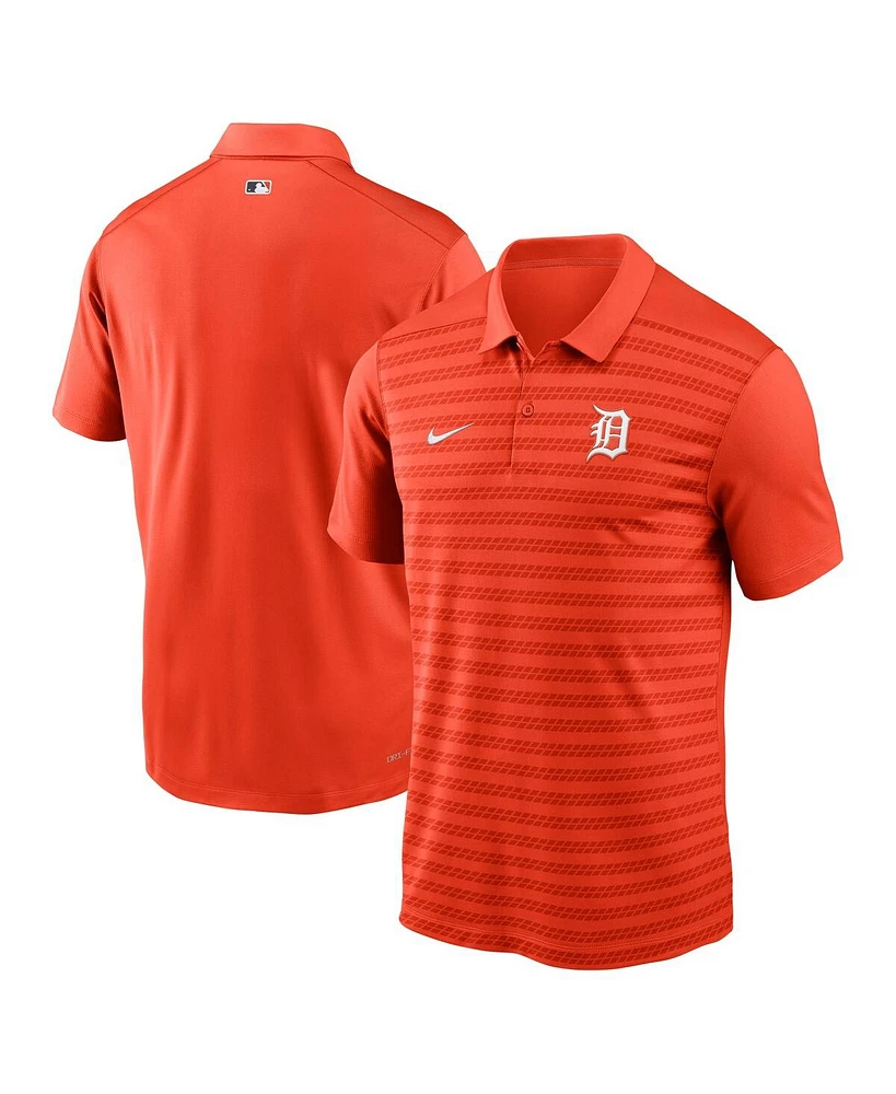 Nike Men's Orange Detroit Tigers Authentic Collection Victory Performance Polo Shirt