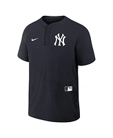 Nike Men's Navy New York Yankees Authentic Collection Raglan Short Sleeve Windshirt