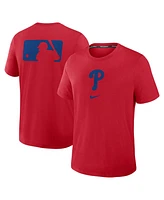 Nike Men's Red Philadelphia Phillies Authentic Collection Early Work Tri-Blend Performance T-Shirt