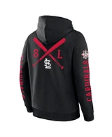 Fanatics Men's Black St. Louis Cardinals Big City Legacy Fleece Pullover Hoodie