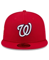 New Era Men's Red Washington Nationals 2025 Jackie Robinson Day 59FIFTY Fitted Hat