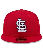 New Era Men's Red St. Louis Cardinals 2025 Jackie Robinson Day 59FIFTY Fitted Hat