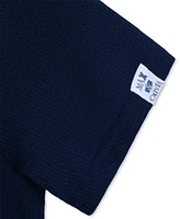 Max & Olivia Big Boys Waffle Thermal Top Shorts Pajama Set