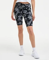 Id Ideology Women's Abstract-Print Soft Bike Shorts, Exclusively at Macy's
