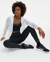 Id Ideology Women's Compression Piping Sports Bra, Exclusively at Macy's