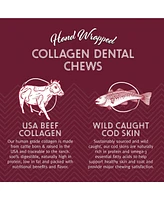 Dental Chew Stick: Beef Collagen Wrapped w/ Fish