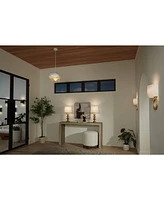 Desic 15" Modern Pendant Ceiling Light Fixture Dining Room Over Table Kitchen Island Foyer Geometric Hanging White Hallway Entryway Living Room Indoor
