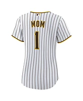 Nike Women's White San Diego Padres 1 Mom Home Replica Jersey