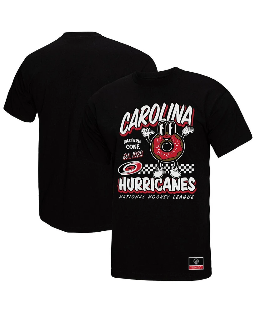 Mitchell & Ness Men's Black Carolina Hurricanes Local Food T-Shirt