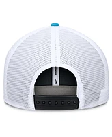 Nike Men's Black/Light Blue Miami Marlins Pro Performance Trucker Snapback Hat
