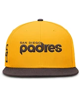 Nike Men's Gold San Diego Padres True Performance Fitted Hat