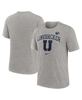 Nike Men's Heather Gray Penn State Nittany Lions Campus Local Tri-Blend T-Shirt
