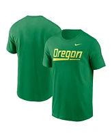 Nike Men's Green Oregon Ducks Baseball Wordmark T-Shirt
