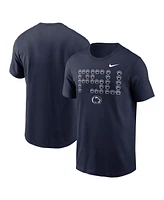 Nike Men's Navy Penn State Nittany Lions Campus Local T-Shirt