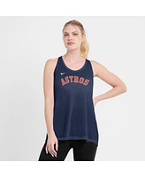 Nike Women's Navy Houston Astros Crisscross Performance Tank Top