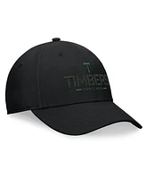 Fanatics Men's Black Portland Timbers Stealth Flex Hat