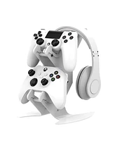 Controller Holder, Game Controller Headset Stand for Xbox/ PS5 / PS4 / Ns/Pc/Headset Universal Organizer for Video Game Accessories