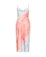 City Chic Plus Mali Print Dress