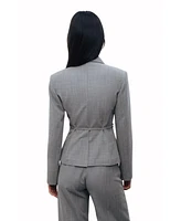 Nocturne Women's Thin Belted Blazer