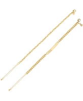 Jessica Simpson Gold-Tone Layered Bracelet Set