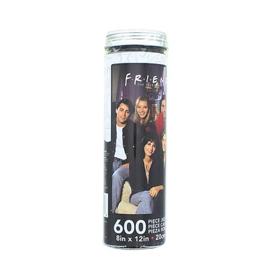 Friends Cast Mega Micro 600 Piece Jigsaw Puzzle Tube